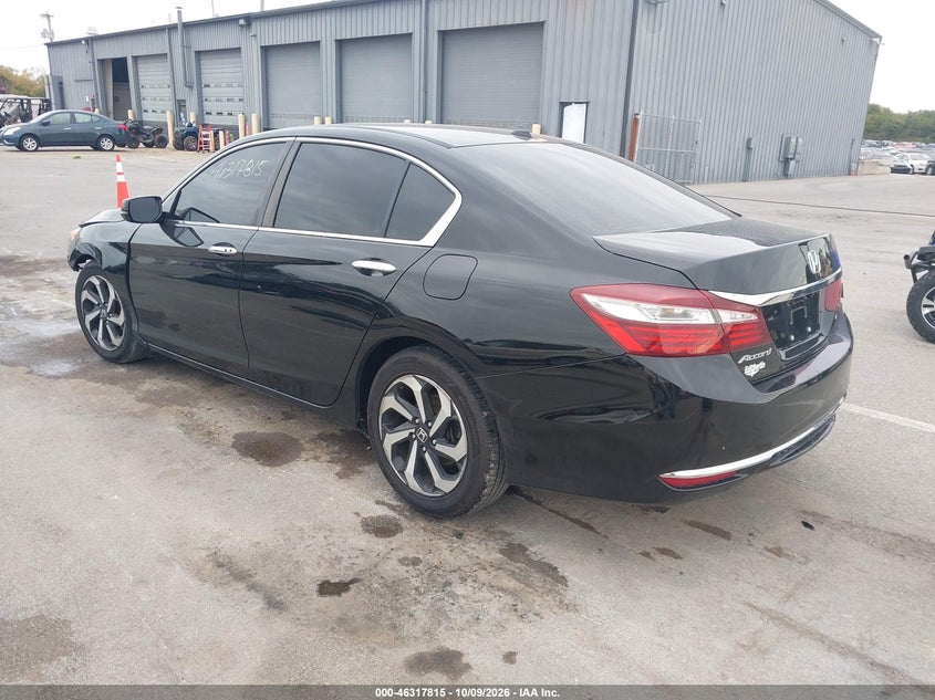 Vin: 1hgcr2f87ga194480, lot: 46818037, honda accord ex-l 20163