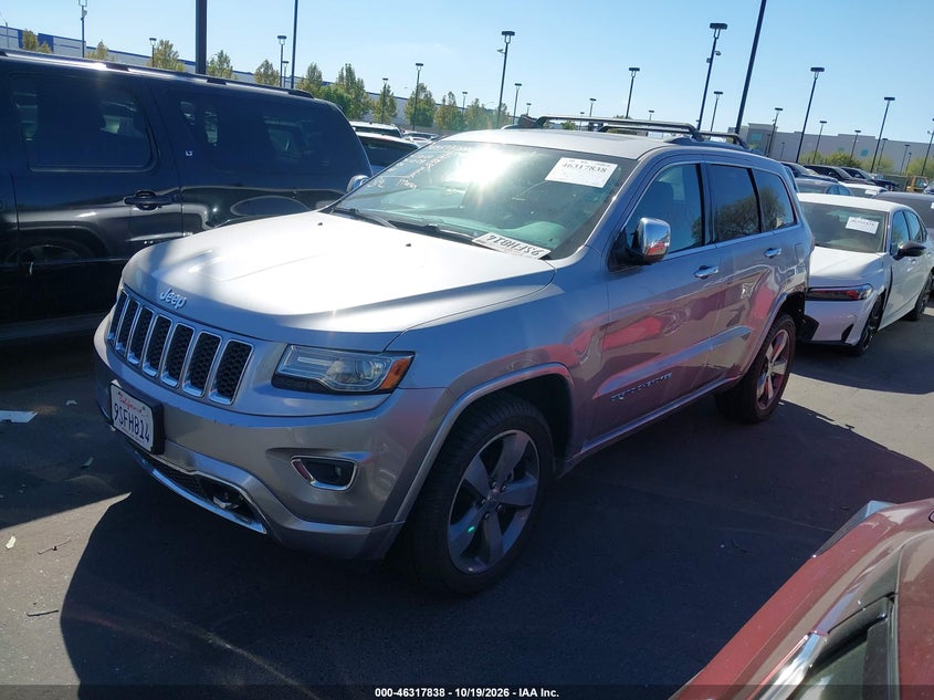 Vin: 1c4rjecgxec245906, lot: 46818060, jeep grand cherokee overland 20142