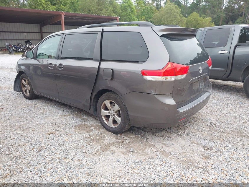 Vin: 5tdkk3dc7cs253164, lot: 46818085, toyota sienna le v6 8 passenger 20123