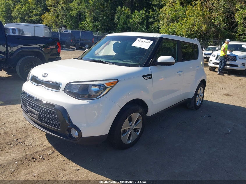 Vin: kndjp3a57g7312944, lot: 46818087, kia soul + 20162