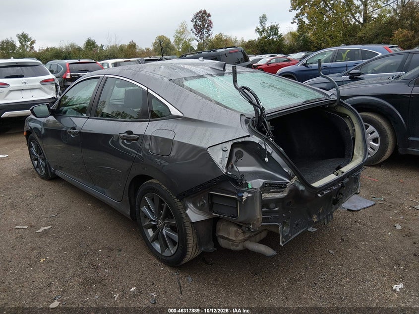 Vin: 2hgfc1f73lh682269, lot: 46818111, honda civic ex-l 20203