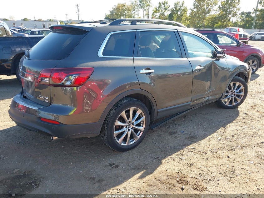 Vin: jm3tb3da6f0459870, lot: 46818123, mazda cx-9 grand touring 20154