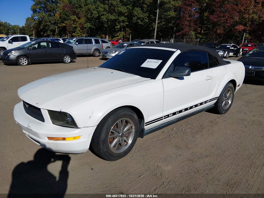 FORD MUSTANG 2005 VIN 1ZVHT84N755231449