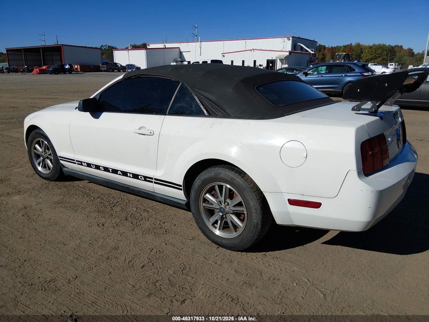 FORD MUSTANG 2005 VIN 1ZVHT84N755231449