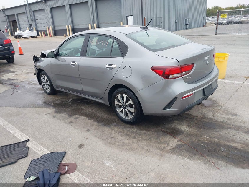 Vin: 3kpa24ad4pe617569, lot: 46818156, kia rio s 20233