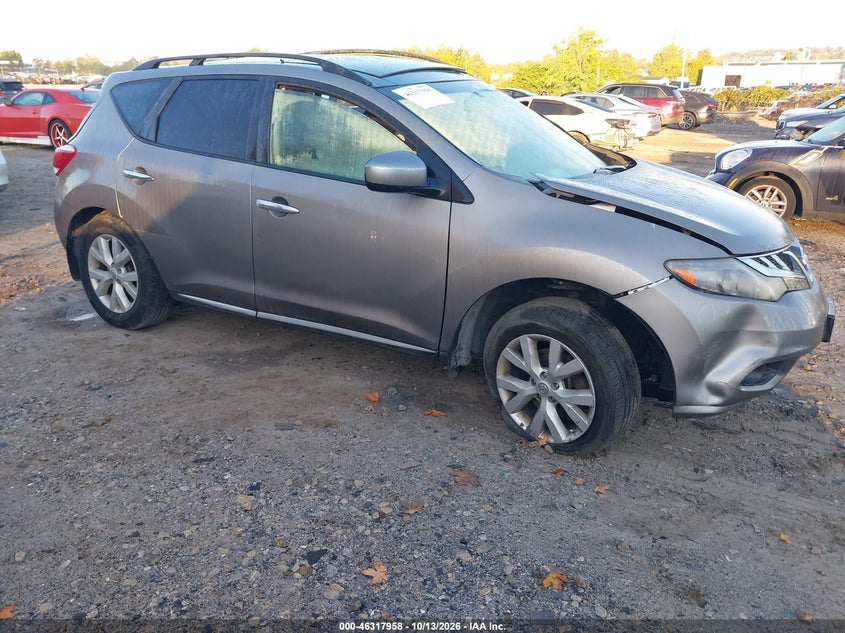 Vin: jn8az1mw9bw162695, lot: 46818180, nissan murano sv 20111
