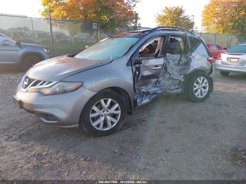 Vin: jn8az1mw9bw162695, lot: 46818180, nissan murano sv 20112