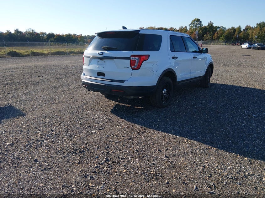 FORD POLICE INTERCEPTOR UTILITY 2018 VIN 1FM5K8AR4JGC35310