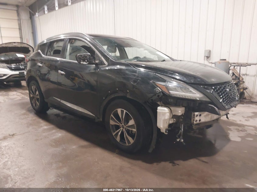 Vin: 5n1az2bs0pc122382, lot: 46818189, nissan murano sv intelligent awd 20231