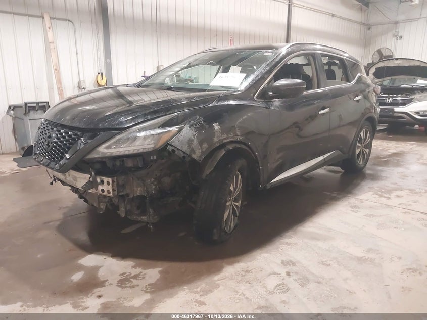 Vin: 5n1az2bs0pc122382, lot: 46818189, nissan murano sv intelligent awd 20232