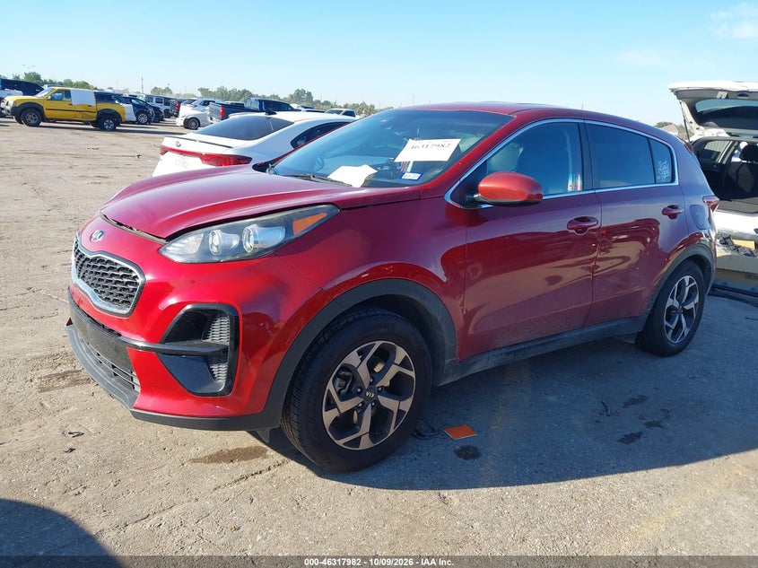Vin: kndpm3ac9m7896227, lot: 46818204, kia sportage lx 20212