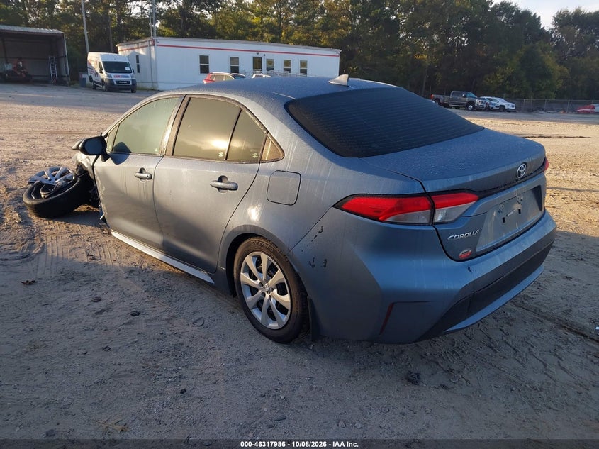 Vin: 5yfepmae3mp155477, lot: 46818208, toyota corolla le 20213