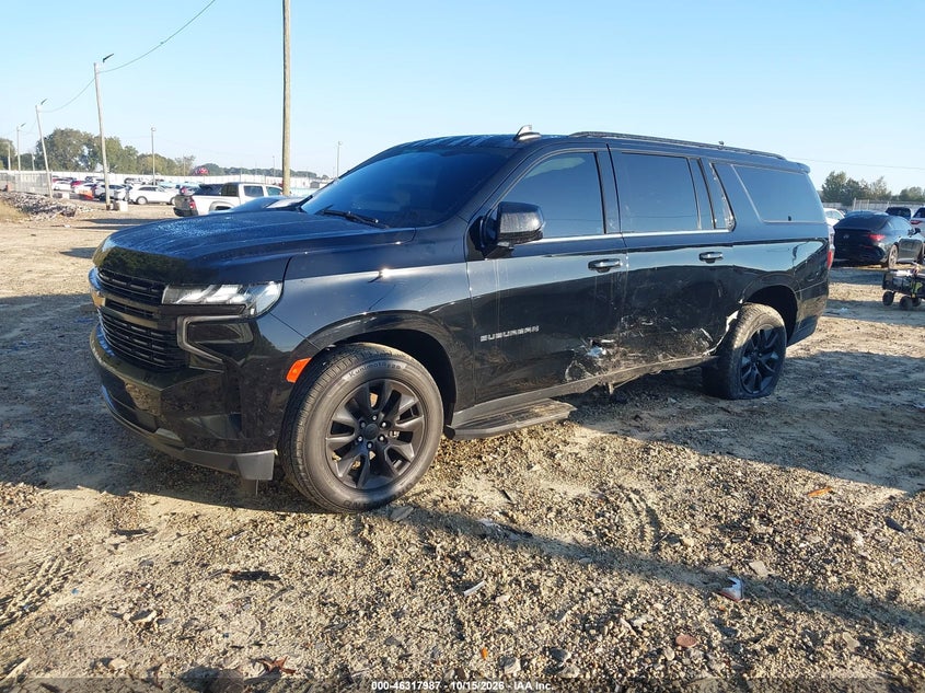 Vin: 1gnscckd3nr354042, lot: 46818209, chevrolet suburban 2wd lt 20222