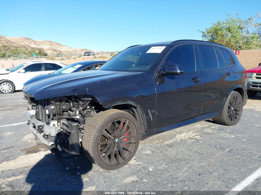 Vin: 5uxju4c04p9p19428, lot: 46818220, bmw x5 m50i 20232