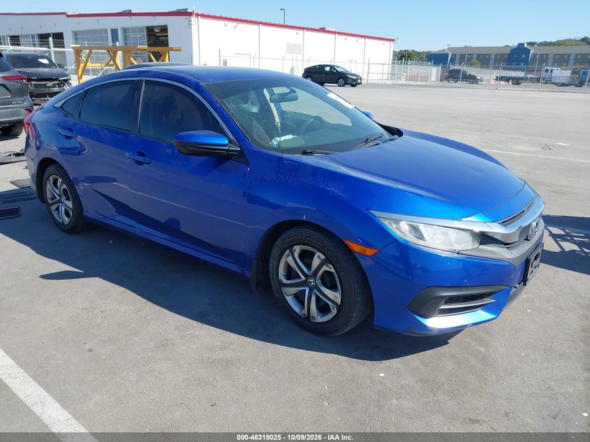 Vin: 19xfc2f51he001807, lot: 46818247, honda civic lx 2017 img_1