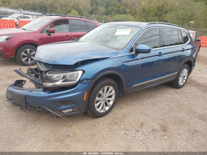 Vin: 3vv2b7ax8jm021637, lot: 46818274, volkswagen tiguan 2.0t se/2.0t sel 20182
