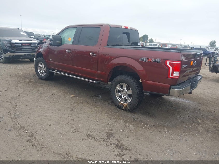 Vin: 1ftew1egxhkc57814, lot: 46818300, ford f-150 xlt 20173