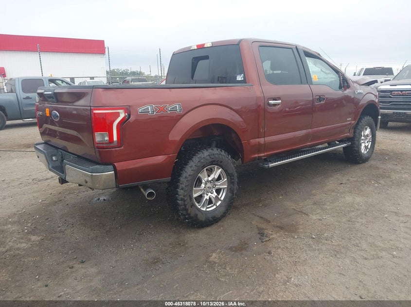 Vin: 1ftew1egxhkc57814, lot: 46818300, ford f-150 xlt 20174