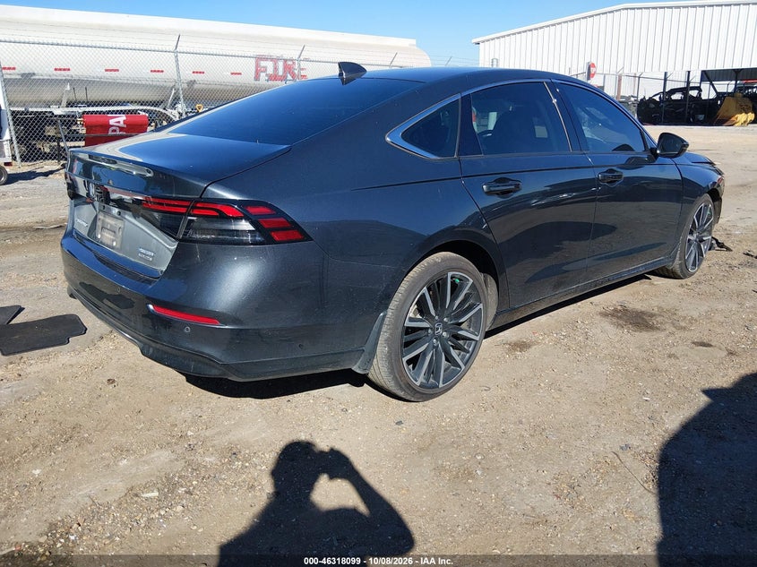 Vin: 1hgcy2f85pa062465, lot: 46818321, honda accord hybrid touring 20234
