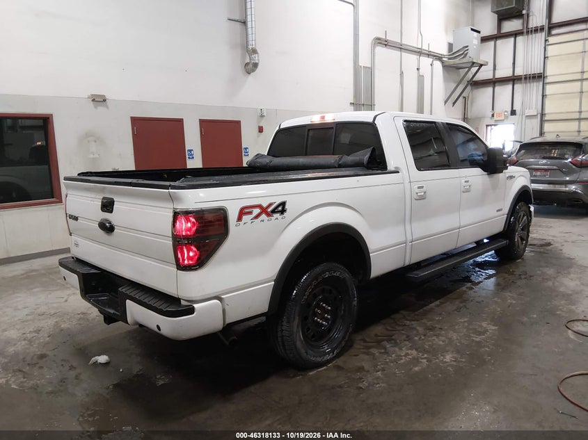 Vin: 1ftfw1et6dkg53086, lot: 46818355, ford f-150 fx4 20134