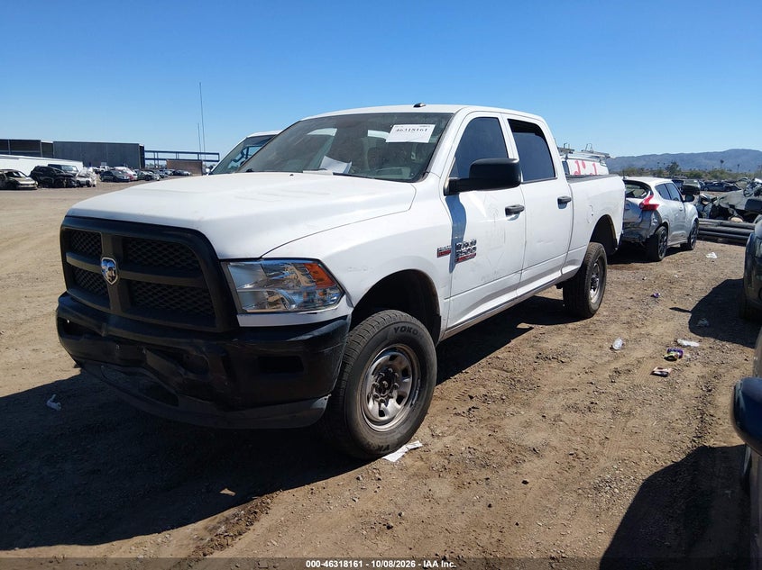 Vin: 3c6ur5cj2fg668127, lot: 46818383, ram 2500 tradesman 20152