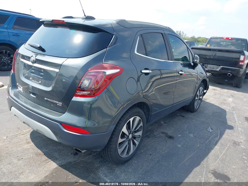 Vin: kl4cjgsb6jb646905, lot: 46818398, buick encore essence 20184
