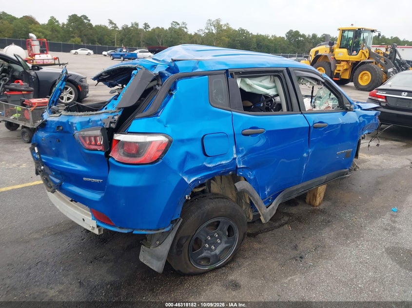 Vin: 3c4njdab3kt782892, lot: 46818404, jeep compass sport 4x4 20194