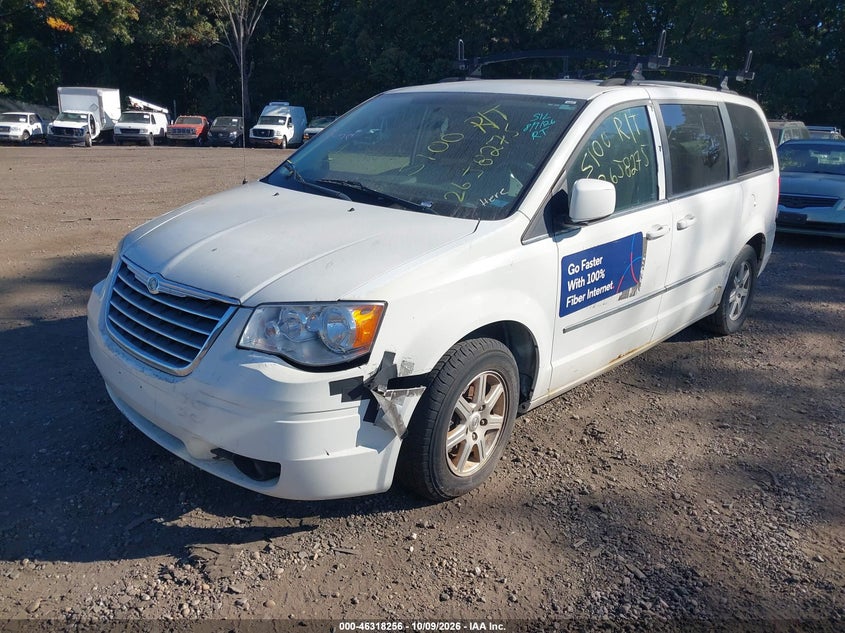 Vin: 2a4rr5d14ar289401, lot: 46818478, chrysler town & country touring 20102