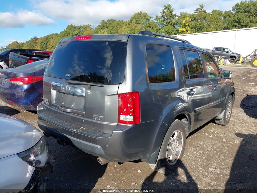 Vin: 5fnyf4h88ab005095, lot: 46818500, honda pilot touring 20104