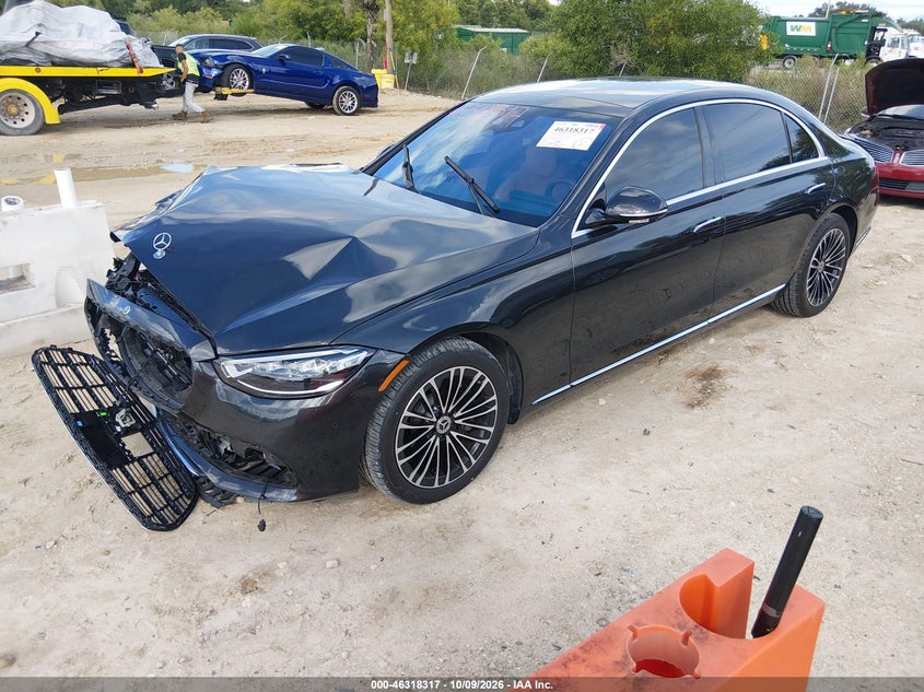 Vin: w1k6g7gb2ra265182, lot: 46818539, mercedes-benz s 580 4matic 20242