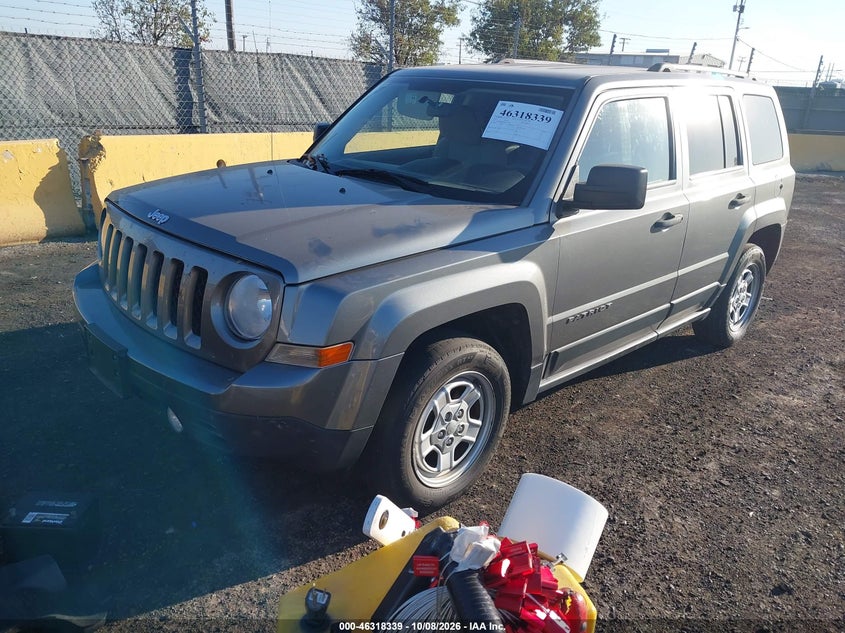 Vin: 1c4njpbaxed571593, lot: 46818561, jeep patriot sport 20142
