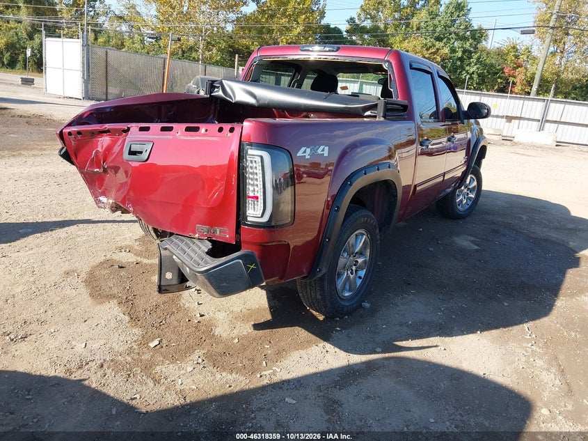 Vin: 3gtp2ve77dg237839, lot: 46818581, gmc sierra 1500 sle 20134