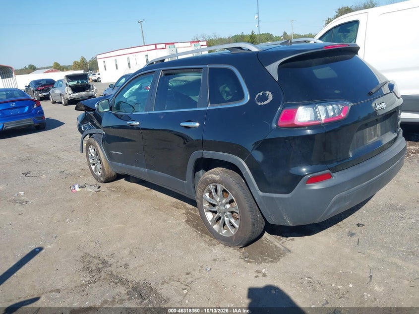 Vin: 1c4pjllb4kd187006, lot: 46818582, jeep cherokee latitude plus fwd 20193