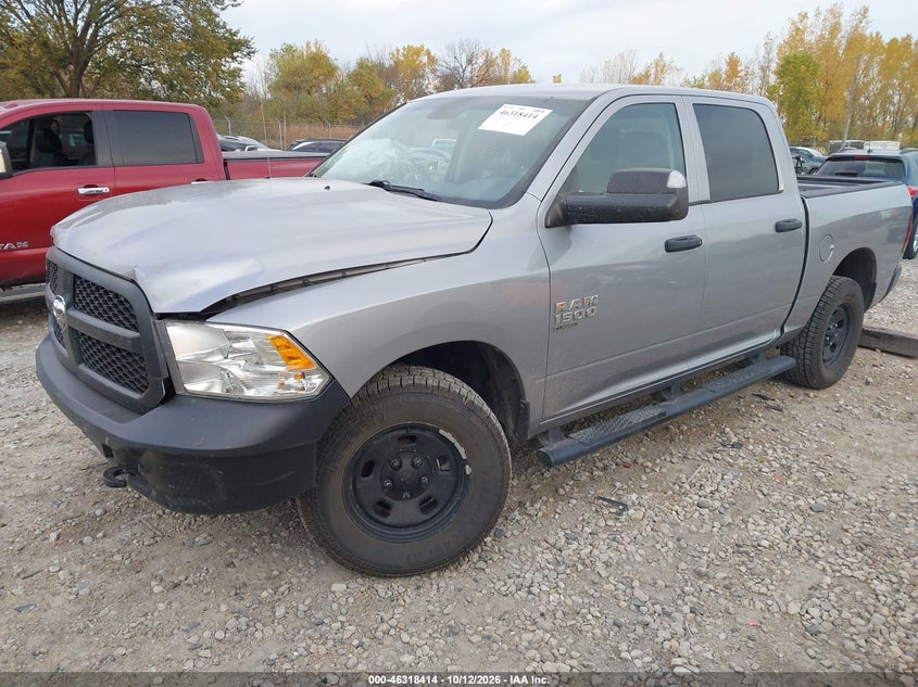 Vin: 1c6rr7kg1ks638160, lot: 46818636, ram 1500 classic tradesman  4x4 5'7 box 20192
