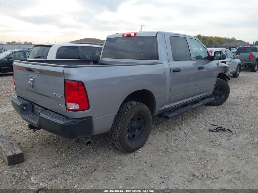 Vin: 1c6rr7kg1ks638160, lot: 46818636, ram 1500 classic tradesman  4x4 5'7 box 20194