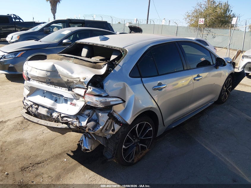 Vin: jtdt4rce7lj023531, lot: 46818638, toyota corolla xse 20204