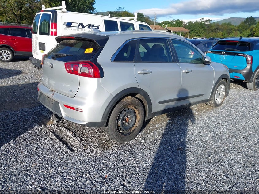 Vin: kndcb3lc0k5265599, lot: 46818648, kia niro lx 20194