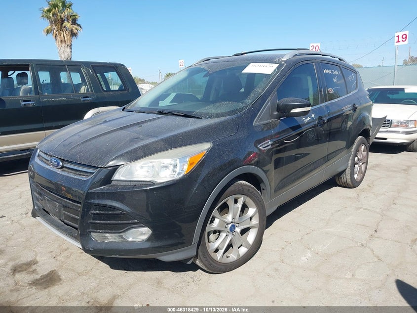 Vin: 1fmcu9j95eua62508, lot: 46818651, ford escape titanium 20142