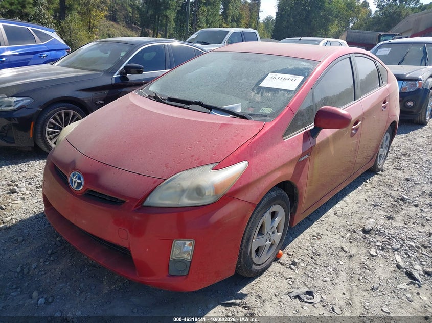 Vin: jtdkn3du1b1430254, lot: 46818663, toyota prius two 20112