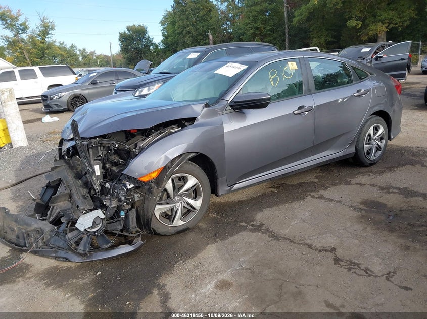 Vin: 2hgfc2f62lh576022, lot: 46818672, honda civic lx 20202