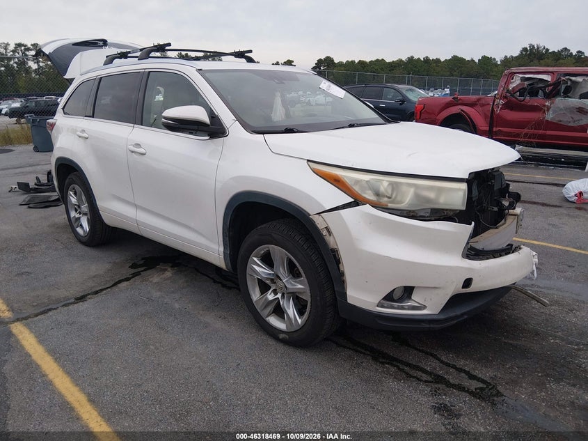 Vin: 5tdykrfh0fs068559, lot: 46818691, toyota highlander limited v6 2015 img_1
