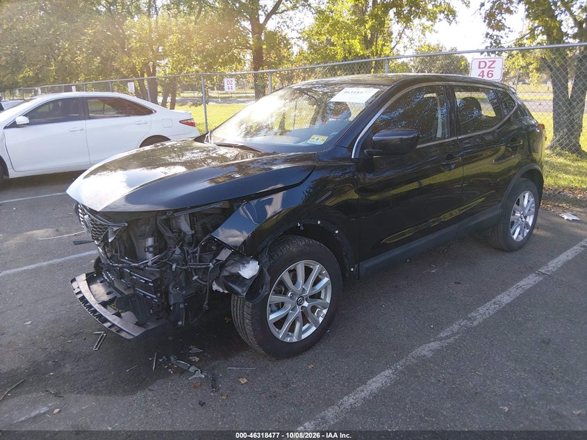 Vin: jn1bj1awxmw662348, lot: 46818699, nissan rogue sport s awd xtronic cvt 20212