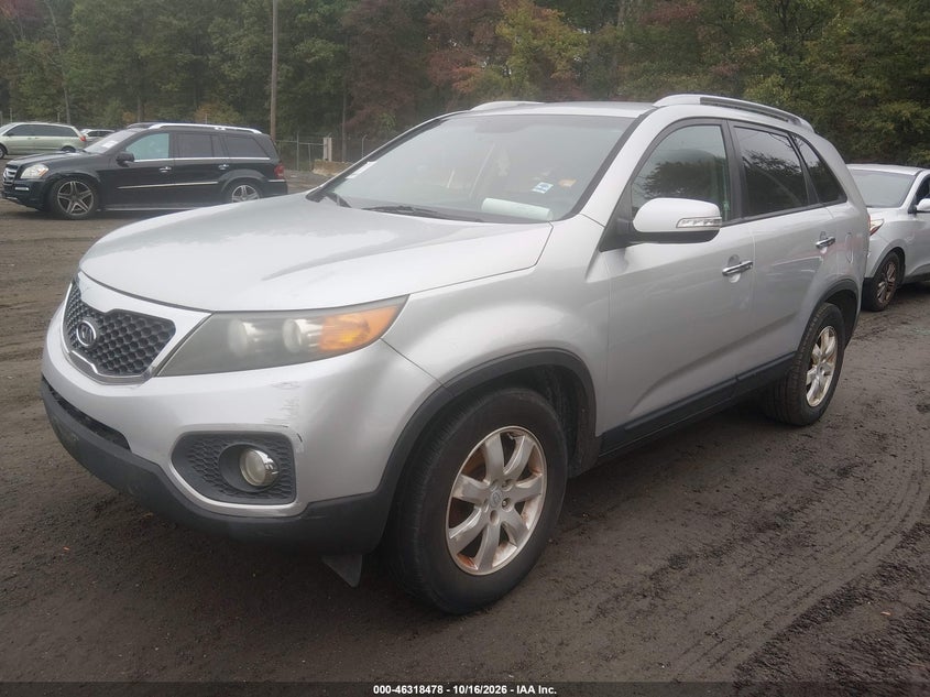 Vin: 5xykt3a14bg144754, lot: 46818700, kia sorento lx 20112