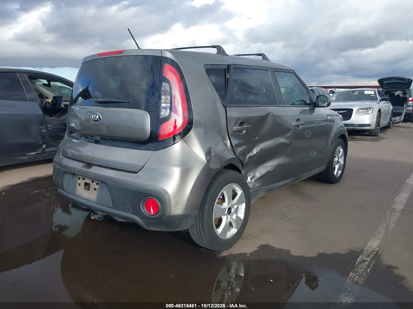Vin: kndjn2a28k7691659, lot: 46818703, kia soul 20194
