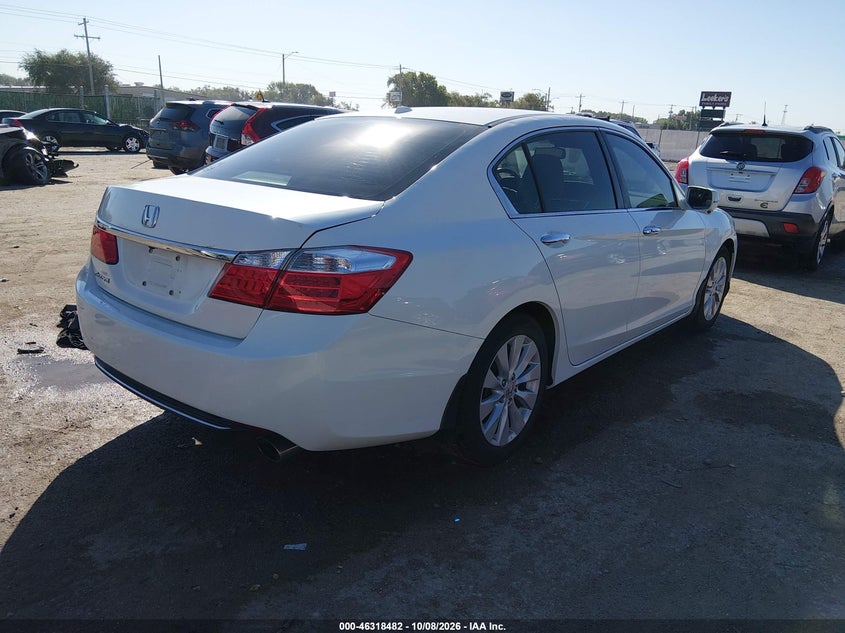 Vin: 1hgcr2f85da104836, lot: 46818704, honda accord ex-l 20134