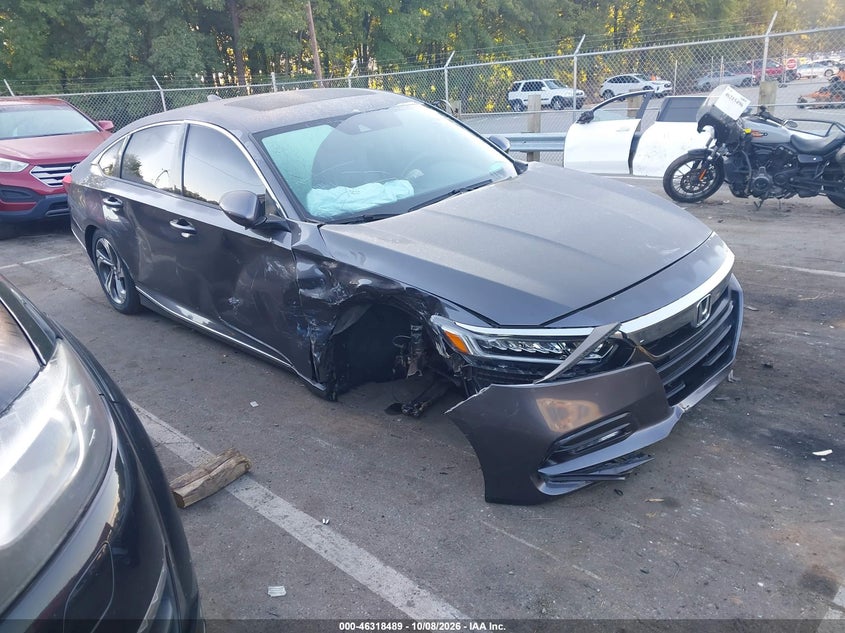 Vin: 1hgcv1f59ja203750, lot: 46818711, honda accord ex-l 20181
