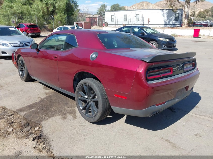 Vin: 2c3cdzag9jh118549, lot: 46818750, dodge challenger sxt 20183