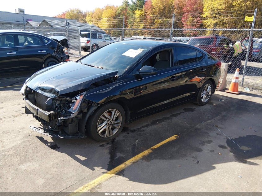 Vin: kmhd84lf4lu987132, lot: 46818782, hyundai elantra value edition 20202
