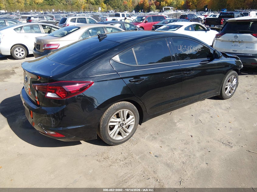 Vin: kmhd84lf4lu987132, lot: 46818782, hyundai elantra value edition 20204