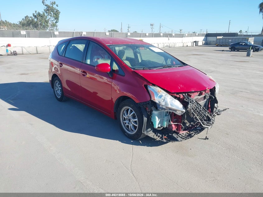 Vin: jtdzn3euxd3278575, lot: 46818787, toyota prius v two 2013 img_1